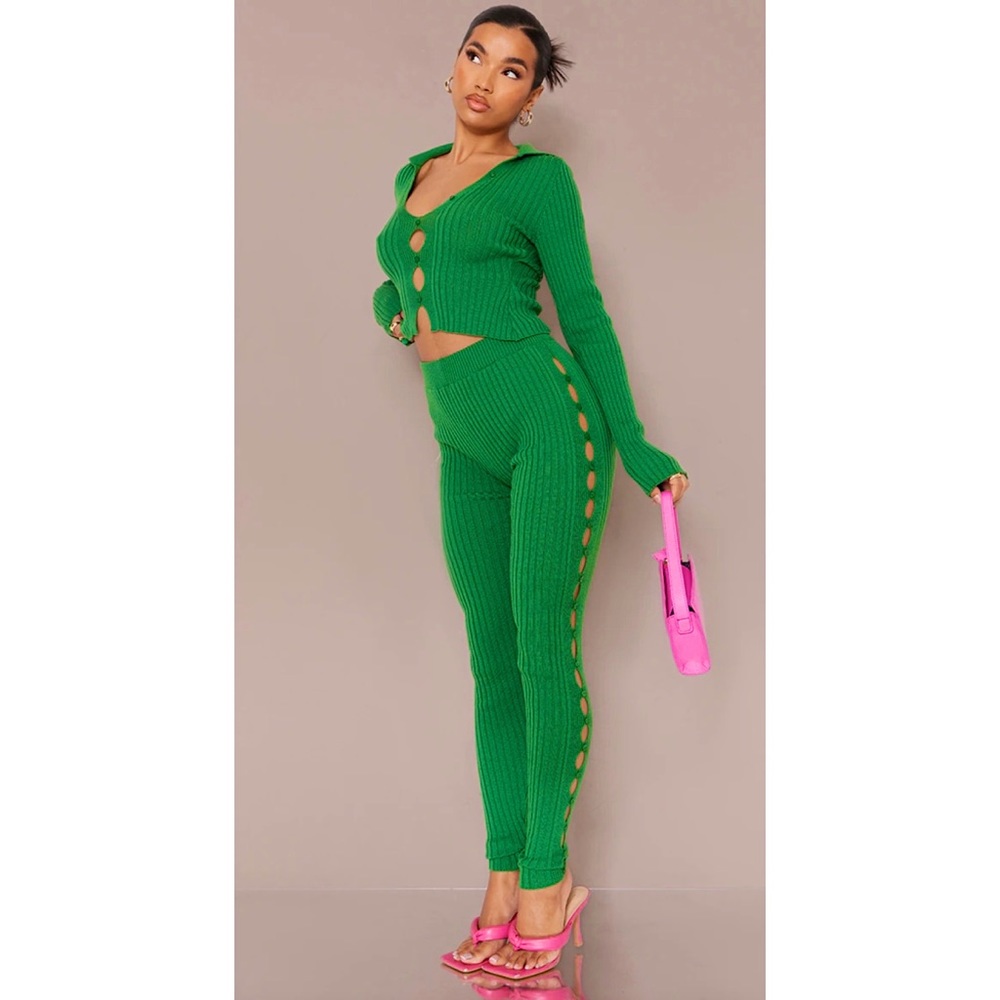 PLT Button Up Knitted Set
